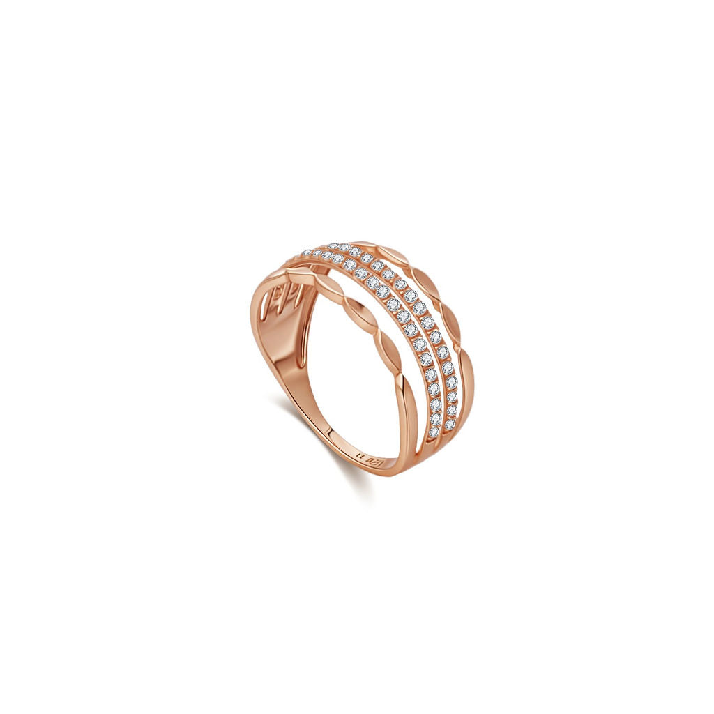 Leaf of Life Diamond Ring