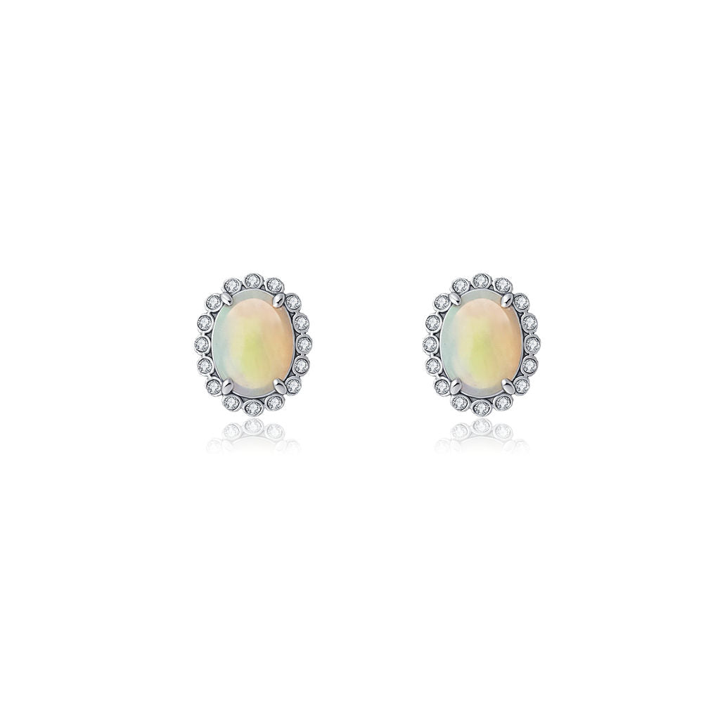 Opalina Aurora Studs