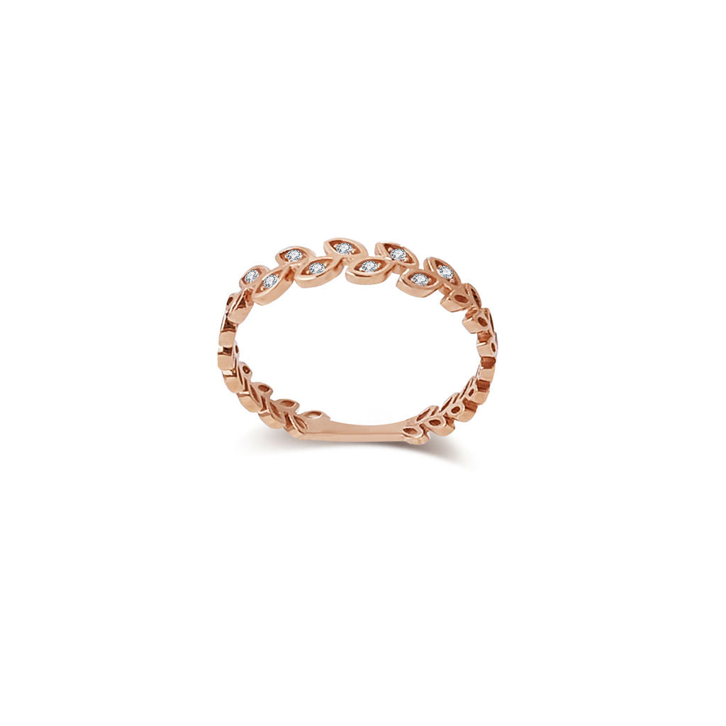 Corona di Foglie Ring